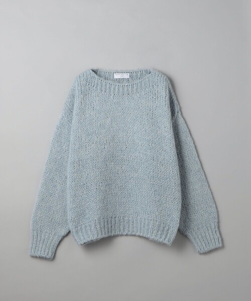 TRICOTS JEAN MARC（トリコットジーンマルク）の「Tricots Jean Marc（トリコットジーンマルク）ニットプルオーバー（ニット/セーター・レディース・ライトピンク/ダークグレー/ライトブルー/ホワイト・FREE）」の4枚目の写真