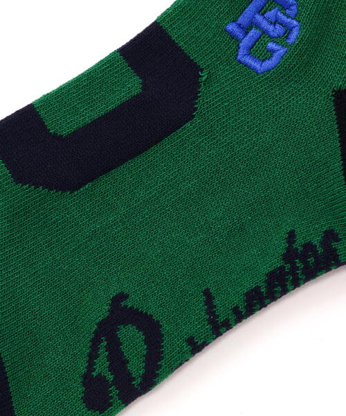 PEARLY GATES（パーリーゲイツ）の「【PEARLY GATES】Pロゴ梵天付きアンクルソックス (LADIES)（ソックス/靴下・レディース・ホワイト/ネイビー/グリーン・FREE）」の5枚目の写真