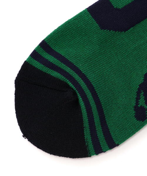 PEARLY GATES（パーリーゲイツ）の「【PEARLY GATES】Pロゴ梵天付きアンクルソックス (LADIES)（ソックス/靴下・レディース・ホワイト/ネイビー/グリーン・FREE）」の6枚目の写真