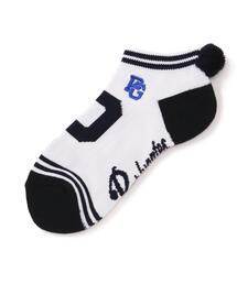 PEARLY GATES | 【PEARLY GATES】Pロゴ梵天付きアンクルソックス (LADIES)(ソックス/靴下)