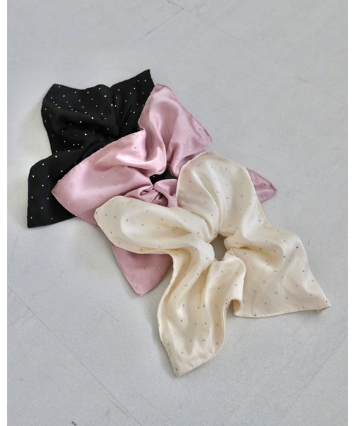 jumelle（ジュメロ）の「サテンシュシュ（シュシュ・レディース・ブラック/ホワイト/ピンク・FREE）」の17枚目の写真