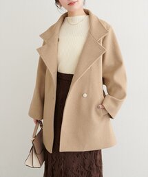 natural couture | 〈ako〉スタンドカラーミドル丈コート(その他アウター)
