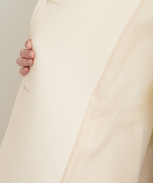 natural couture（ナチュラルクチュール）の「〈ako〉スタンドカラーミドル丈コート（その他アウター・レディース・アイボリー/チャコールグレー/グリーン/ベージュ・FREE）」の22枚目の写真