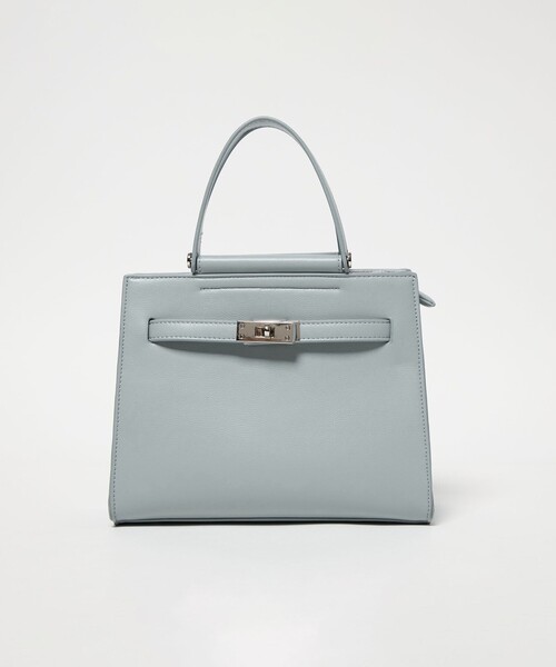 green label relaxing（グリーンレーベルリラクシング）の「2WAY ベルト ハンドバッグ / ショルダーバッグ（ショルダーバッグ・レディース・ベージュ/ライトブルー/ブラック・FREE）」の3枚目の写真