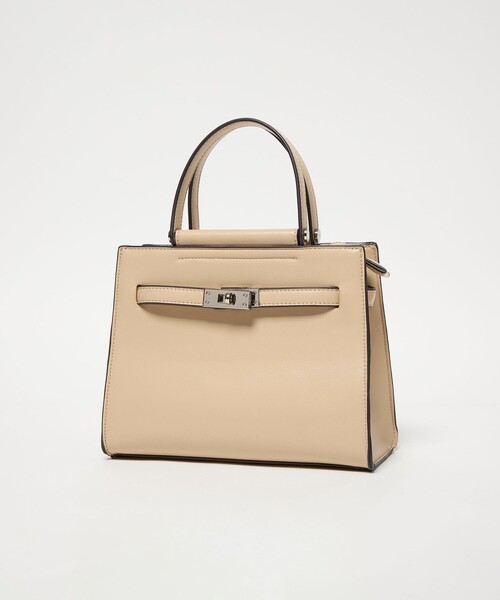 green label relaxing（グリーンレーベルリラクシング）の「2WAY ベルト ハンドバッグ / ショルダーバッグ（ショルダーバッグ・レディース・ベージュ/ライトブルー/ブラック・FREE）」の8枚目の写真