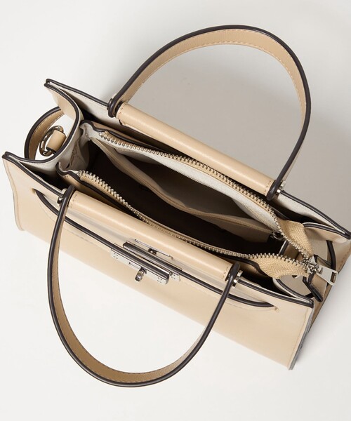 green label relaxing（グリーンレーベルリラクシング）の「2WAY ベルト ハンドバッグ / ショルダーバッグ（ショルダーバッグ・レディース・ベージュ/ライトブルー/ブラック・FREE）」の12枚目の写真