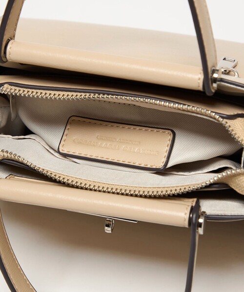 green label relaxing（グリーンレーベルリラクシング）の「2WAY ベルト ハンドバッグ / ショルダーバッグ（ショルダーバッグ・レディース・ベージュ/ライトブルー/ブラック・FREE）」の13枚目の写真