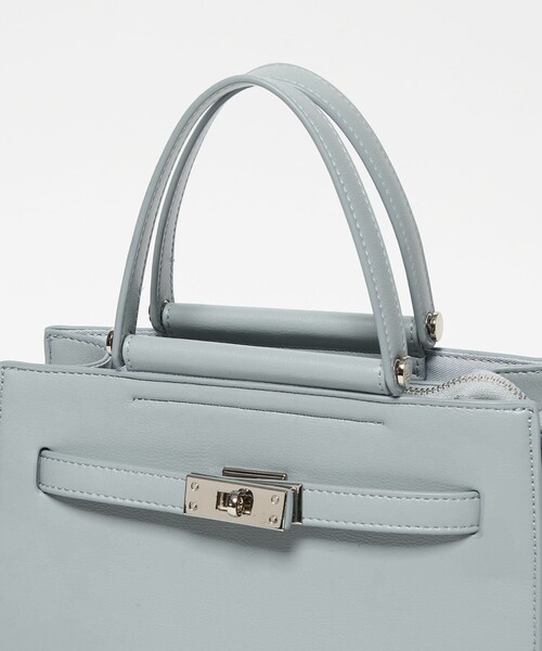 green label relaxing（グリーンレーベルリラクシング）の「2WAY ベルト ハンドバッグ / ショルダーバッグ（ショルダーバッグ・レディース・ベージュ/ライトブルー/ブラック・FREE）」の22枚目の写真