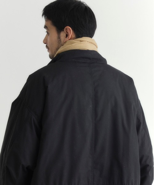 BACK NUMBER（バックナンバー）の「【BACK NUMBER】無地 大判 マフラー フリンジ (ストール/ユニセックス/プレゼント/保温/起毛)（マフラー・メンズ・ブラック/ベージュ/グレー・フリー）」の9枚目の写真