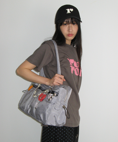 RONRON(ロンロン)の「DOT LOGO BASIC FIT T SHIRT CHARCOAL(Tシャツ/カットソー・レディース・その他・FREE)」の3枚目の写真
