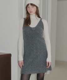 GIUNON | 2way flower knit dress / 2way フラワーニットドレス(ワンピース)