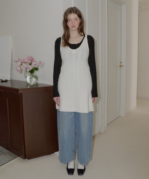 R06-2 (お花ニットワンピース) R06-2 (お花ニットワンピース) flower