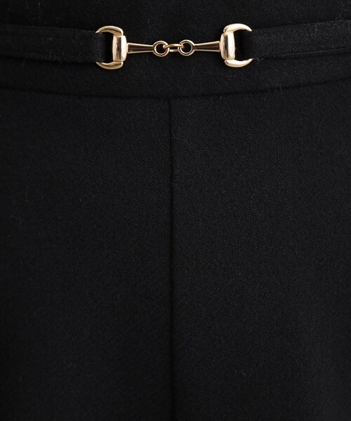 grove(グローブ)の「フロントビットカルゼワイドパンツ(その他パンツ・レディース・ブラック/ダークブラウン系3/チャコール・03/02/05/04/01)」の8枚目の写真