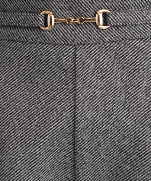 grove(グローブ)の「フロントビットカルゼワイドパンツ(その他パンツ・レディース・ブラック/ダークブラウン系3/チャコール・03/02/05/04/01)」の12枚目の写真