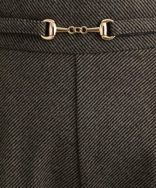 grove(グローブ)の「フロントビットカルゼワイドパンツ(その他パンツ・レディース・ブラック/ダークブラウン系3/チャコール・03/02/05/04/01)」の16枚目の写真