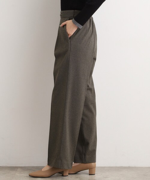 grove(グローブ)の「フロントビットカルゼワイドパンツ(その他パンツ・レディース・ブラック/ダークブラウン系3/チャコール・03/02/05/04/01)」の18枚目の写真