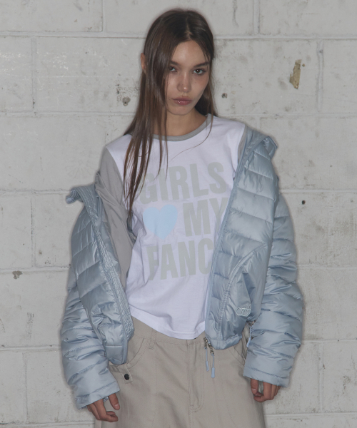FANCY CLUB(ファンシークラブ)の「ライトウェイトスイングパファー (SKY BLUE) F25ZA001(ダウンジャケット/コート・レディース・その他・ONE)」の3枚目の写真