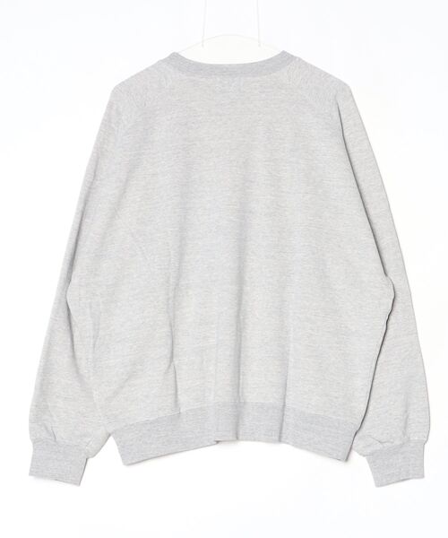 REMI RELIEF NAVY LABEL（レミレリーフネイビーレーベル）の「REMI RELIEF NAVY LABEL / レミレリーフ ネイビーレーベル：飛び裏毛クルー：RN29373255AK[STD]（スウェット・メンズ・オートミール/ヘザーグレー/ブラック/サックスブルー・S/M/L/XL）」の5枚目の写真