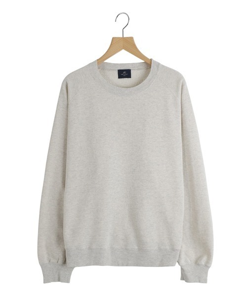 REMI RELIEF NAVY LABEL（レミレリーフネイビーレーベル）の「REMI RELIEF NAVY LABEL / レミレリーフ ネイビーレーベル：飛び裏毛クルー：RN29373255AK[STD]（スウェット・メンズ・オートミール/ヘザーグレー/ブラック/サックスブルー・S/M/L）」の14枚目の写真