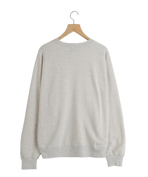 REMI RELIEF NAVY LABEL（レミレリーフネイビーレーベル）の「REMI RELIEF NAVY LABEL / レミレリーフ ネイビーレーベル：飛び裏毛クルー：RN29373255AK[STD]（スウェット・メンズ・オートミール/ヘザーグレー/ブラック/サックスブルー・S/M/L）」の15枚目の写真