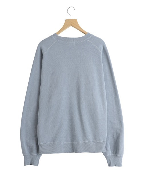 shishikui Parisスエット　レミレリーフ　水色 shishikui Parisスエット レミレリーフ 水色 別注 SP加工3飛び裏毛