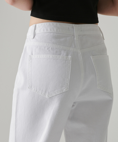 MUSINSA STANDARD WOMAN（ムシンサスタンダードウーマン）の「ウィメンズワイドデニムパンツ[ホワイト]（デニムパンツ・レディース・その他・32/30/23/24/25/26/27/28/29）」の7枚目の写真