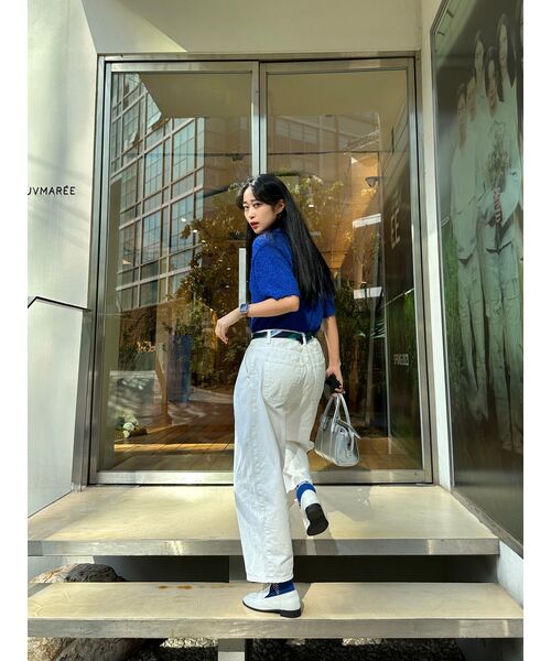 MUSINSA STANDARD WOMAN（ムシンサスタンダードウーマン）の「ウィメンズワイドデニムパンツ[ホワイト]（デニムパンツ・レディース・その他・32/30/23/24/25/26/27/28/29）」の20枚目の写真