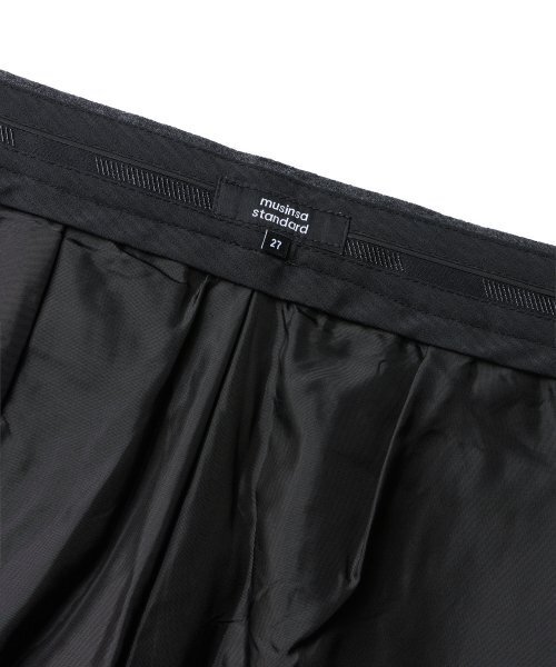 MUSINSA STANDARD WOMAN（ムシンサスタンダードウーマン）の「ウィメンズウールフランネルルーズテーパードスラックス[チャコールグレー]（スラックス・レディース・その他・30/24/25/26/27/28/29）」の5枚目の写真