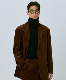 特大コーデュロイブレザー[ブラウン]