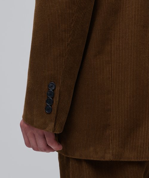 MUSINSA STANDARD（ムシンサスタンダード）の「特大コーデュロイブレザー[ブラウン]（テーラードジャケット・メンズ・その他・MEDIUM/LARGE/X-LARGE/XX-LARGE）」の8枚目の写真