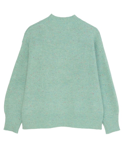 TOKYO SHIRTS（トウキョウシャツ）の「【Pitta Re:)】 畔ハイネック プルオーバー（ニット/セーター・レディース・グリーン/ネイビー・M/L）」の6枚目の写真