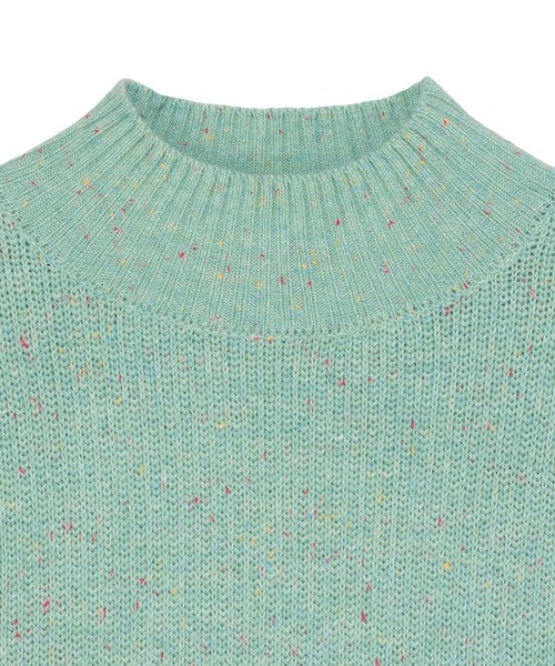 TOKYO SHIRTS（トウキョウシャツ）の「【Pitta Re:)】 畔ハイネック プルオーバー（ニット/セーター・レディース・グリーン/ネイビー・M/L）」の7枚目の写真