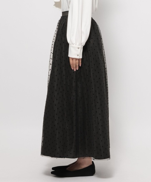 LOWRYS FARM（ローリーズファーム）の「ｄａｙｍｅｄｏｔスカート 628653（スカート・レディース・ブラック・FREE）」の11枚目の写真