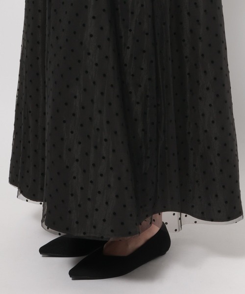 LOWRYS FARM（ローリーズファーム）の「ｄａｙｍｅｄｏｔスカート 628653（スカート・レディース・ブラック・FREE）」の14枚目の写真