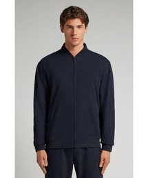 Intimissimi（インティミッシミ）の「フェルト調ファブリック ファスナー付き ボンバージャケット（ブルゾン）」