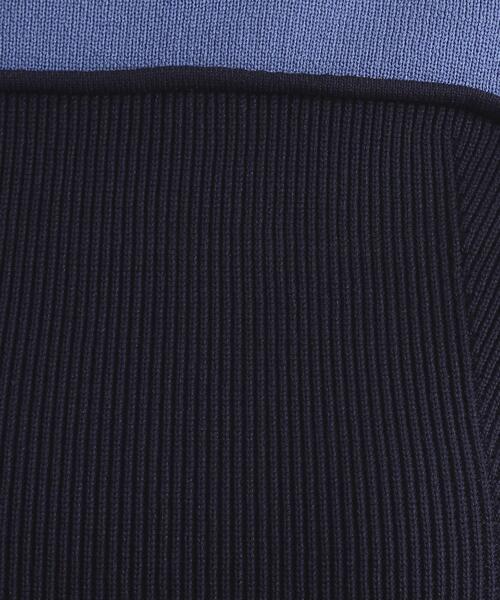 OPAQUE.CLIP（オペークドットクリップ）の「配色ビスチェニットワンピース【洗濯機OK】（ワンピース・レディース・チャコール/ネイビー系4・36/38/40）」の10枚目の写真