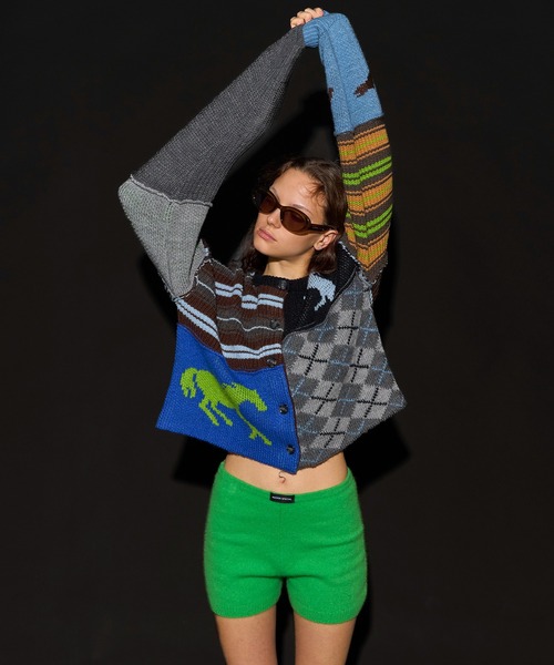 Horse Knit Cardigan/ホースニットカーデ（カーディガン/ボレロ
