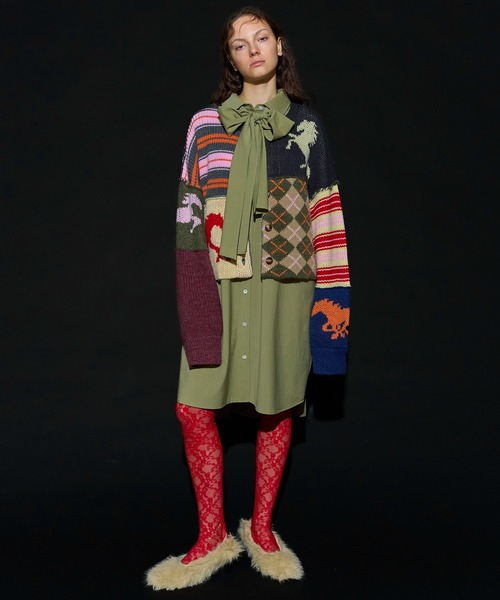 Horse Knit Cardigan/ホースニットカーデ（カーディガン/ボレロ