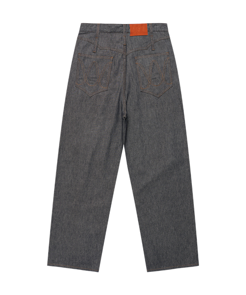 WESLEYHYUSTON(ウェズリーユーストン)の「DOUBLE BELT LOOP WIDE DENIM PANTS INDIGO(デニムパンツ・メンズ・その他・SMALL/MEDIUM/LARGE/X-SMALL)」の2枚目の写真