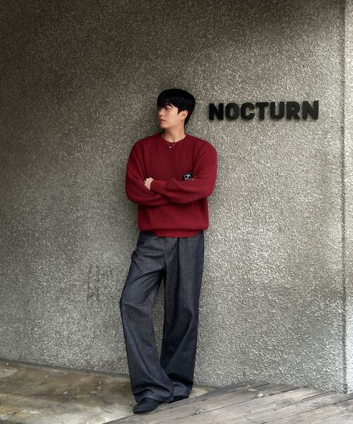 WESLEYHYUSTON(ウェズリーユーストン)の「DOUBLE BELT LOOP WIDE DENIM PANTS INDIGO(デニムパンツ・メンズ・その他・SMALL/MEDIUM/LARGE/X-SMALL)」の4枚目の写真