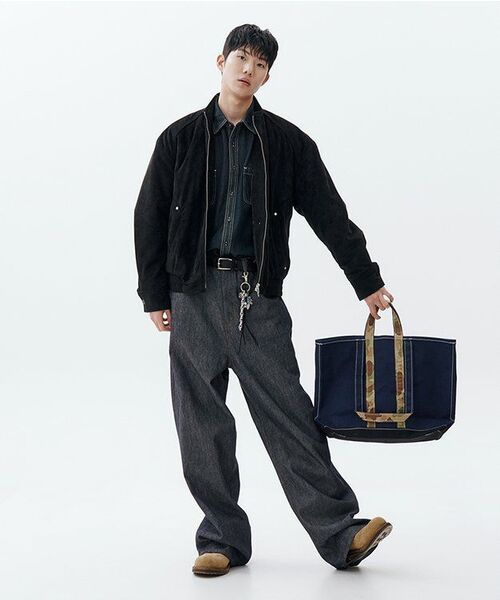 WESLEYHYUSTON(ウェズリーユーストン)の「DOUBLE BELT LOOP WIDE DENIM PANTS INDIGO(デニムパンツ・メンズ・その他・SMALL/MEDIUM/LARGE/X-SMALL)」の6枚目の写真