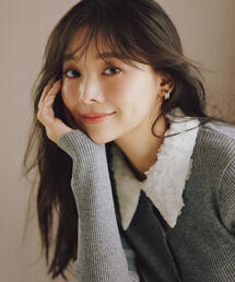 NATURAL BEAUTY BASIC | ◇2wayカラーペプラムニット(カーディガン/ボレロ)