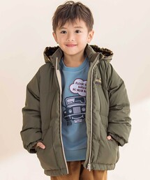 Noeil aime BeBe | 取り外せるフード付きタフタダウンジャケット(ダウンジャケット/コート)