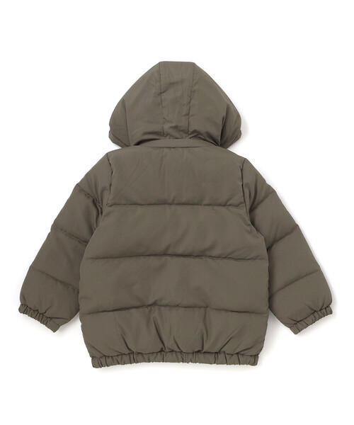 Noeil aime BeBe（ノイユエイムベベ）の「取り外せるフード付きタフタダウンジャケット（ダウンジャケット/コート・キッズ・グリーン/ネイビー・130cm/110cm/120cm/100cm）」の10枚目の写真