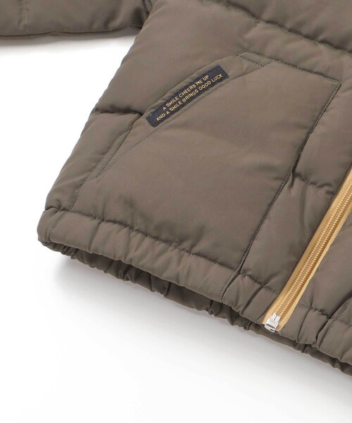 Noeil aime BeBe（ノイユエイムベベ）の「取り外せるフード付きタフタダウンジャケット（ダウンジャケット/コート・キッズ・グリーン/ネイビー・130cm/110cm/120cm/100cm）」の17枚目の写真