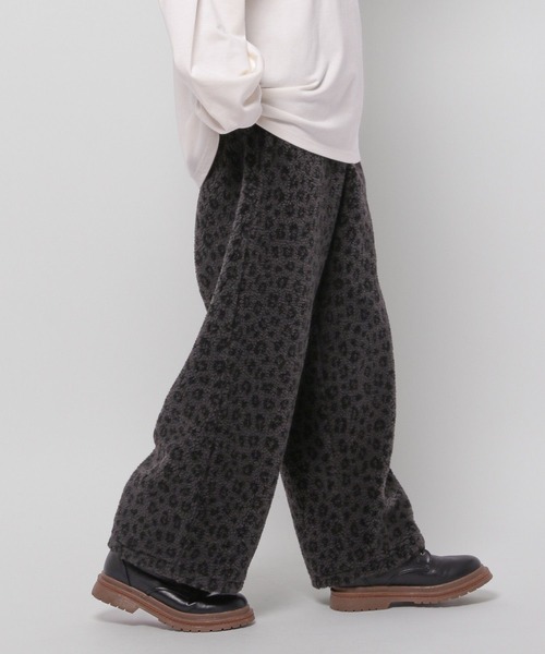 niko and...（ニコアンド）の「2WAYボアベルトパンツ（その他パンツ・レディース・ネイビー/チャコール・FREE）」の2枚目の写真