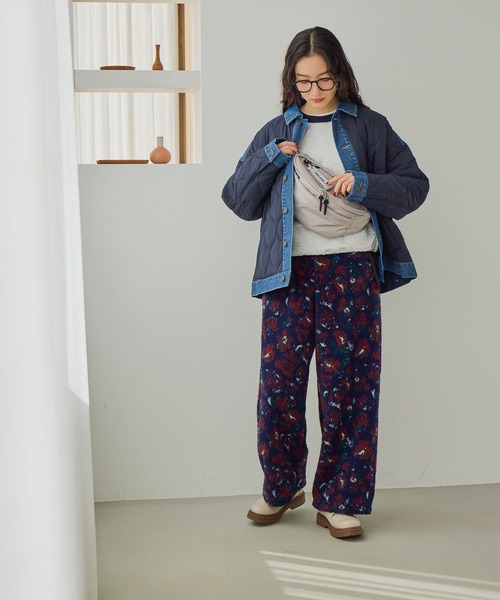 niko and...（ニコアンド）の「2WAYボアベルトパンツ（その他パンツ・レディース・ネイビー/チャコール・FREE）」の18枚目の写真