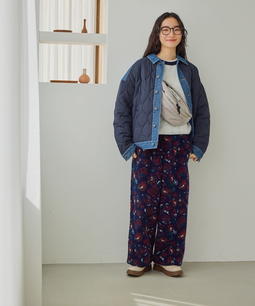 niko and...（ニコアンド）の「2WAYボアベルトパンツ（その他パンツ・レディース・ネイビー/チャコール・FREE）」の19枚目の写真