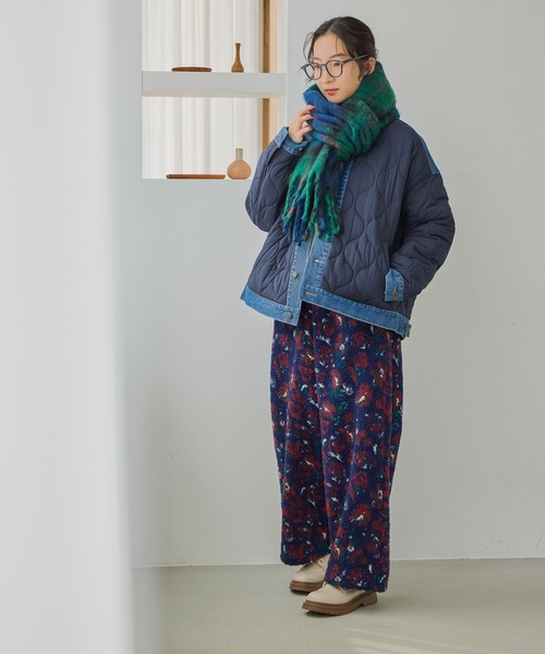 niko and...（ニコアンド）の「2WAYボアベルトパンツ（その他パンツ・レディース・ネイビー/チャコール・FREE）」の17枚目の写真