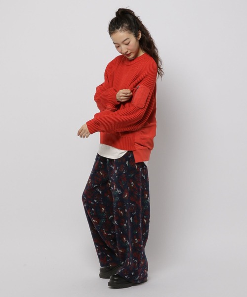 niko and...（ニコアンド）の「2WAYボアベルトパンツ（その他パンツ・レディース・ネイビー/チャコール・FREE）」の3枚目の写真